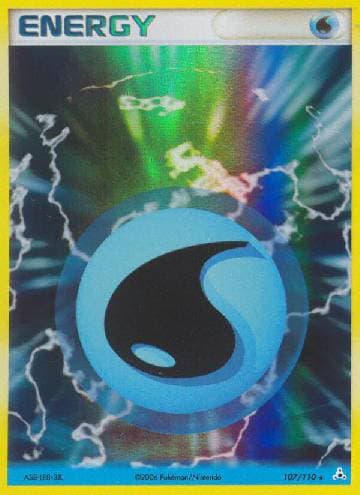Carta Water Energy (107/110) do set EX Holon Phantoms — Pokémon TCG | Bynx
