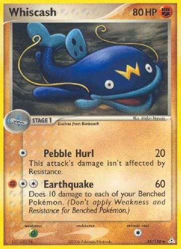 Carta Whiscash (55/110) do set EX Holon Phantoms — Pokémon TCG | Bynx