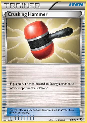 Carta Crushing Hammer (92/98) do set Poderes Emergentes — Pokémon TCG | Bynx