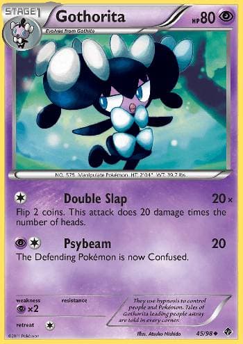 Carta Gothorita (45/98) do set Poderes Emergentes — Pokémon TCG | Bynx