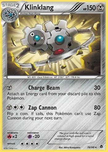 Carta Klinklang (76/98) do set Poderes Emergentes — Pokémon TCG | Bynx