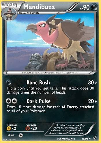 Carta Mandibuzz (69/98) do set Poderes Emergentes — Pokémon TCG | Bynx