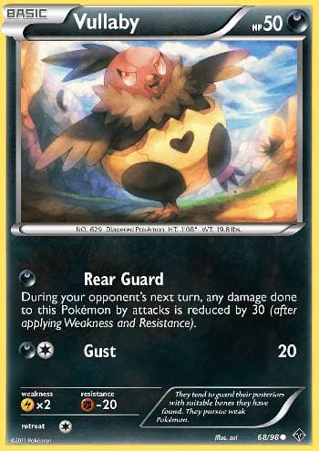 Carta Vullaby (68/98) do set Poderes Emergentes — Pokémon TCG | Bynx