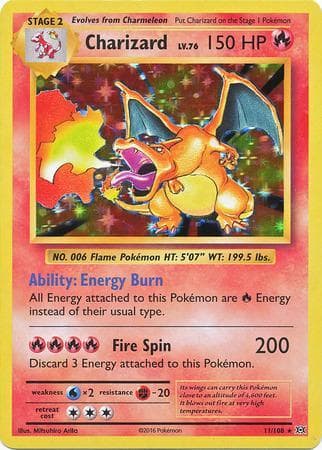 Charizard (11/108) — Evoluções