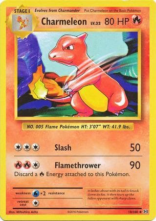 Carta Charmeleon (10/108) do set Evoluções — Pokémon TCG | Bynx