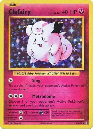 Clefairy (63/108) — Evoluções