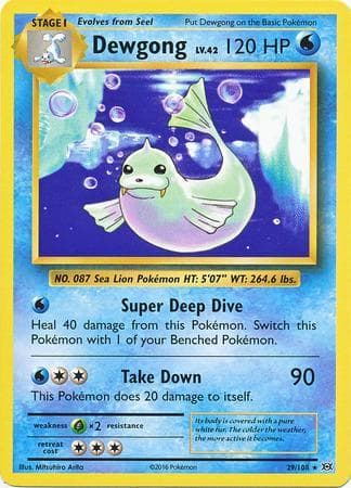 Dewgong (29/108) — Evoluções