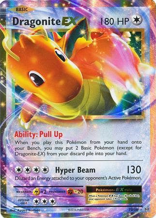 Carta Dragonite-EX (72/108) do set Evoluções — Pokémon TCG | Bynx
