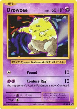 Carta Drowzee (49/108) do set Evoluções — Pokémon TCG | Bynx