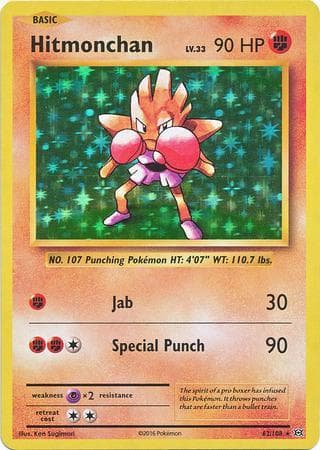Carta Hitmonchan (62/108) do set Evoluções — Pokémon TCG | Bynx