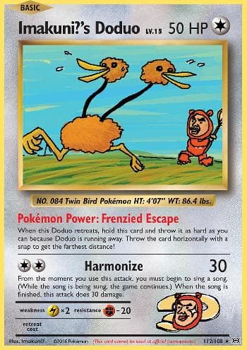 Carta Imakuni?s Doduo (112/108) do set Evoluções — Pokémon TCG | Bynx