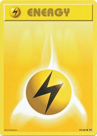 Carta Lightning Energy (94/108) do set Evoluções — Pokémon TCG | Bynx