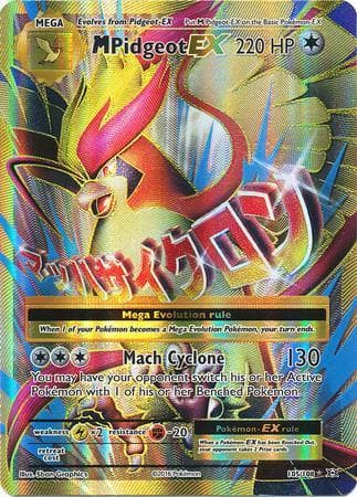 Carta M Pidgeot-EX (105/108) do set Evoluções — Pokémon TCG | Bynx