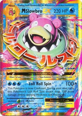 Carta M Slowbro-EX (27/108) do set Evoluções — Pokémon TCG | Bynx