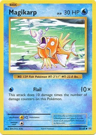 Carta Magikarp (33/108) do set Evoluções — Pokémon TCG | Bynx