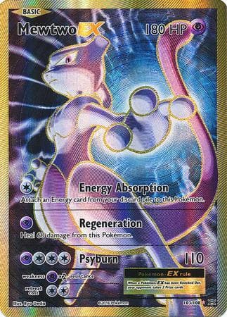 Carta Mewtwo-EX (103/108) do set Evoluções — Pokémon TCG | Bynx