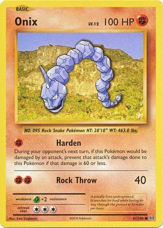 Carta Onix (61/108) do set Evoluções — Pokémon TCG | Bynx