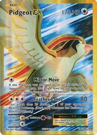 Carta Pidgeot-EX (104/108) do set Evoluções — Pokémon TCG | Bynx