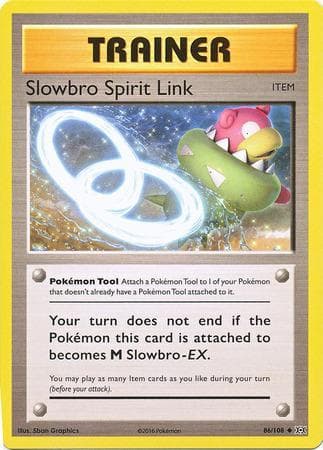 Carta Slowbro Spirit Link (86/108) do set Evoluções — Pokémon TCG | Bynx