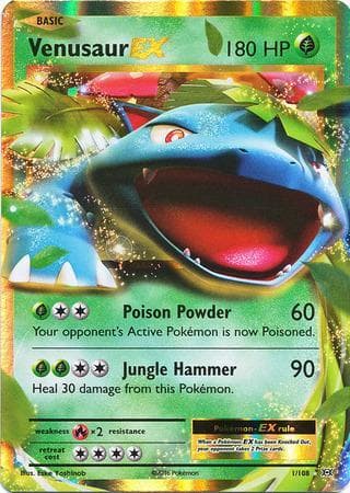 Venusaur-EX (1/108) — Evoluções