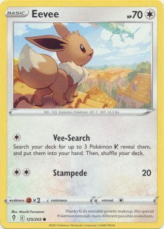 Eevee (125/203) — Céus em Evolução