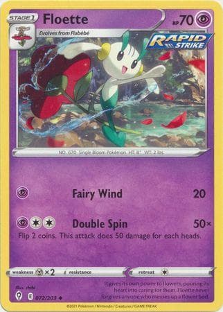 Carta Floette (72/203) do set Céus em Evolução — Pokémon TCG | Bynx