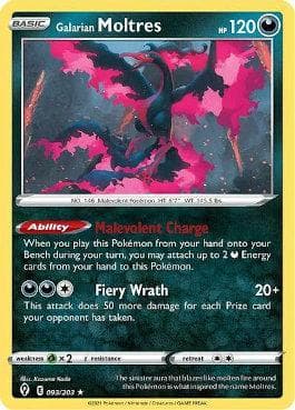 Galarian Moltres (93/203) — Céus em Evolução