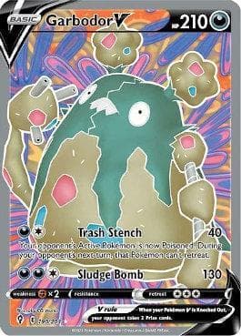 Carta Garbodor-V (190/203) do set Céus em Evolução — Pokémon TCG | Bynx