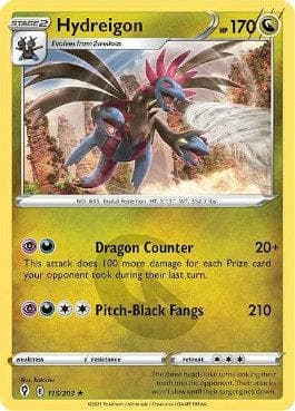 Carta Hydreigon (115/203) do set Céus em Evolução — Pokémon TCG | Bynx