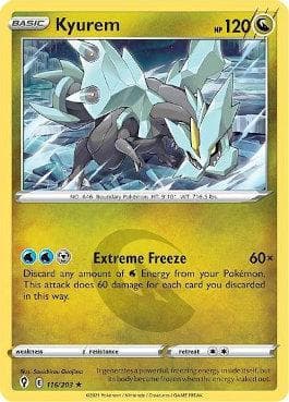Carta Kyurem (116/203) do set Céus em Evolução — Pokémon TCG | Bynx
