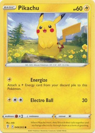Pikachu (49/203) — Céus em Evolução