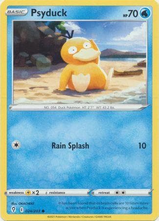 Carta Psyduck (24/203) do set Céus em Evolução — Pokémon TCG | Bynx