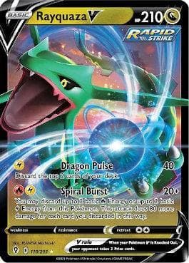 Rayquaza-V (110/203) — Céus em Evolução