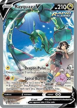 Rayquaza-V (194/203) — Céus em Evolução