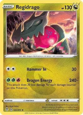Carta Regidrago (124/203) do set Céus em Evolução — Pokémon TCG | Bynx