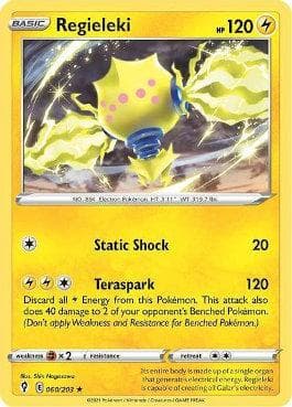 Carta Regieleki (60/203) do set Céus em Evolução — Pokémon TCG | Bynx