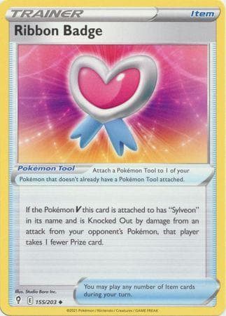 Carta Ribbon Badge (155/203) do set Céus em Evolução — Pokémon TCG | Bynx