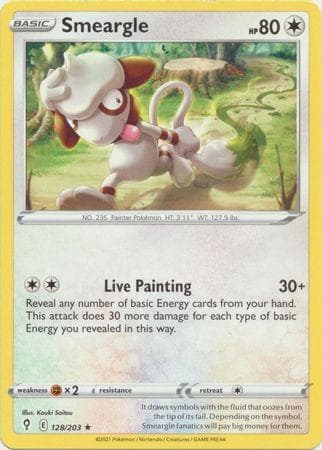Carta Smeargle (128/203) do set Céus em Evolução — Pokémon TCG | Bynx