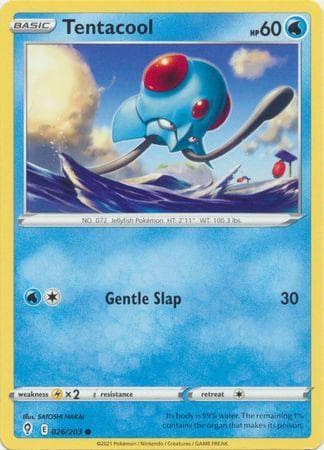 Carta Tentacool (26/203) do set Céus em Evolução — Pokémon TCG | Bynx