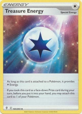 Carta Treasure Energy (165/203) do set Céus em Evolução — Pokémon TCG | Bynx