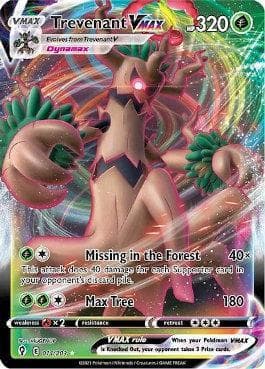 Carta Trevenant-VMAX (14/203) do set Céus em Evolução — Pokémon TCG | Bynx