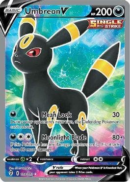 Carta Umbreon-V (188/203) do set Céus em Evolução — Pokémon TCG | Bynx