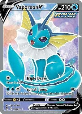 Vaporeon-V (172/203) — Céus em Evolução