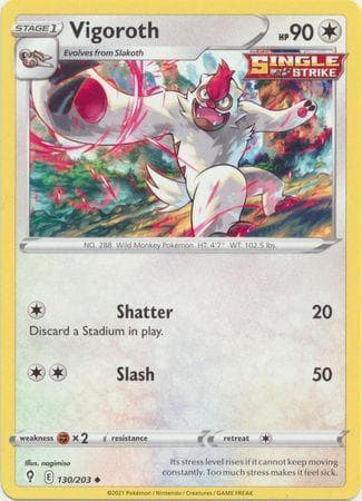 Carta Vigoroth (130/203) do set Céus em Evolução — Pokémon TCG | Bynx