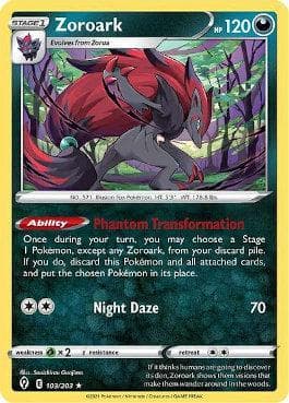 Carta Zoroark (103/203) do set Céus em Evolução — Pokémon TCG | Bynx