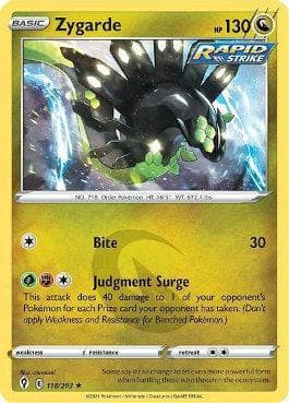 Carta Zygarde (118/203) do set Céus em Evolução — Pokémon TCG | Bynx