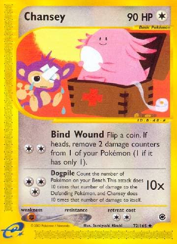 Chansey (72/165) — Expedition