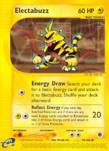 Carta Electabuzz (76/165) do set Expedition — Pokémon TCG | Bynx