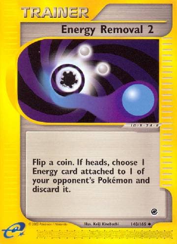 Carta Energy Removal 2 (140/165) do set Expedition — Pokémon TCG | Bynx