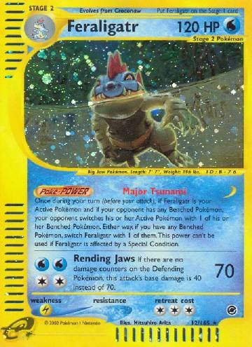 Carta Feraligatr (12/165) do set Expedition — Pokémon TCG | Bynx